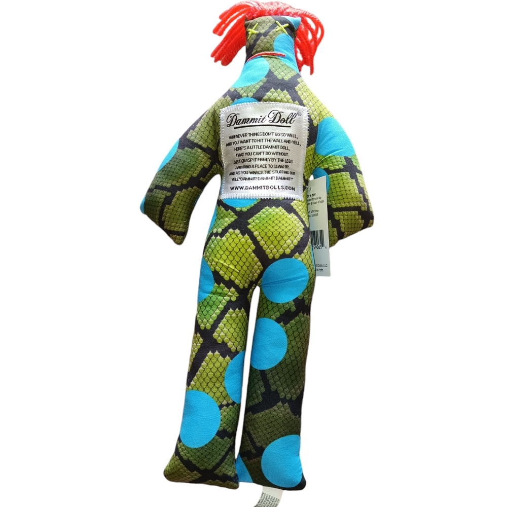 - POLKA PYTHON CLASSIC DAMMIT DOLL 12" NWT